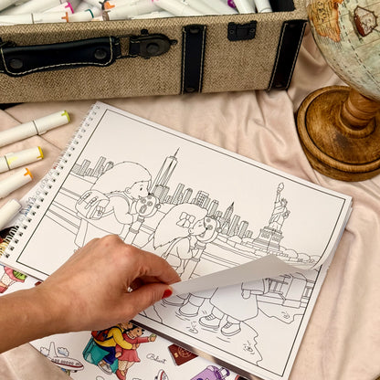 Il viaggio dei ricci da colorare - Libro Cartaceo