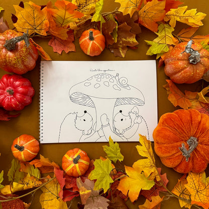 L'autunno dei ricci da colorare - Libro Cartaceo