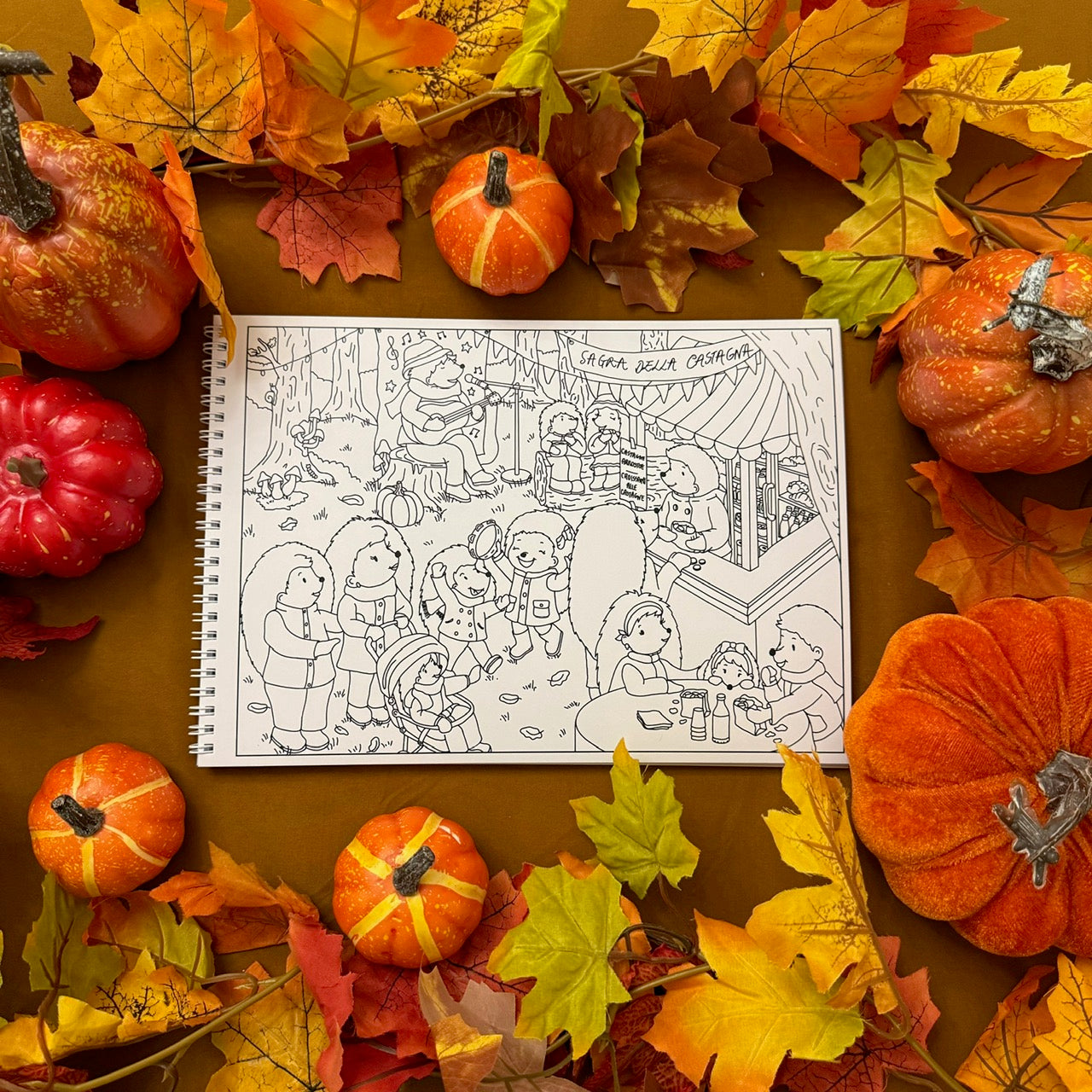 L'autunno dei ricci da colorare - Libro Cartaceo