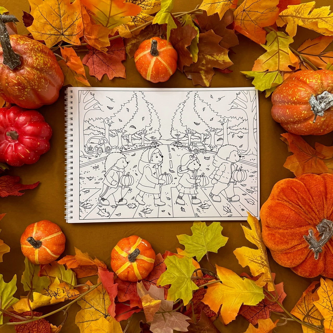 L'autunno dei ricci da colorare - Libro Cartaceo