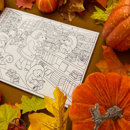 L'autunno dei ricci da colorare - Libro Cartaceo