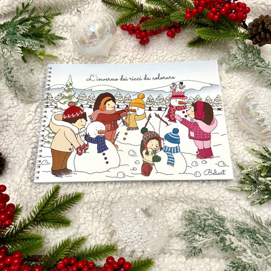 L'inverno dei ricci da colorare - Libro Cartaceo