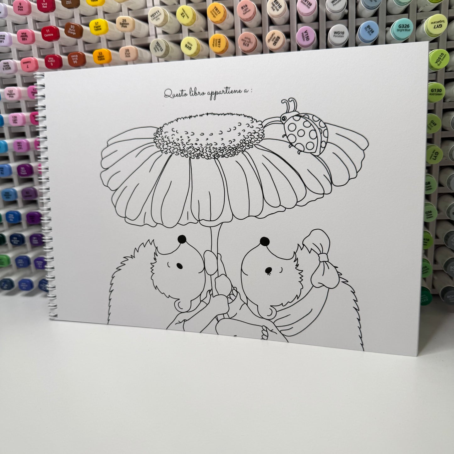 The Summer of Hedgehogs to Color - Paperback Book