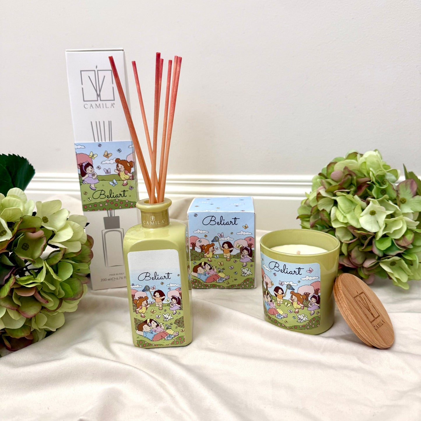 Set Candela & Profumatore al Melograno – Collezione Primaverile