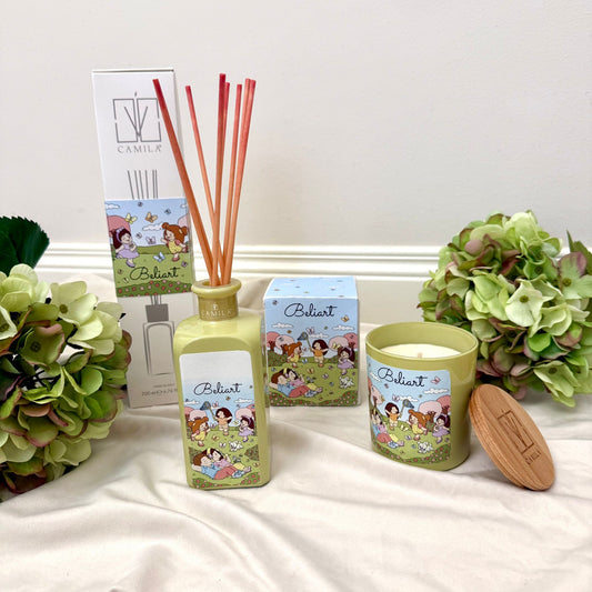 Set Candela & Profumatore al Melograno – Collezione Primaverile