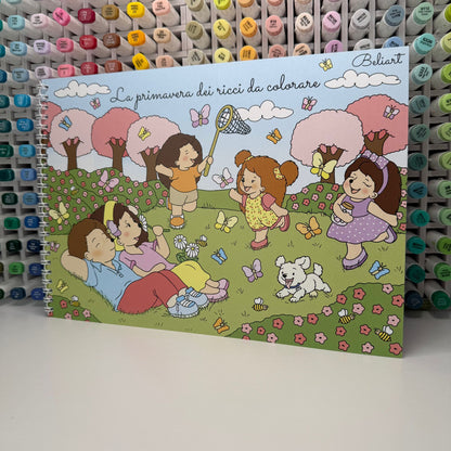 La primavera dei ricci da colorare - Libro Cartaceo