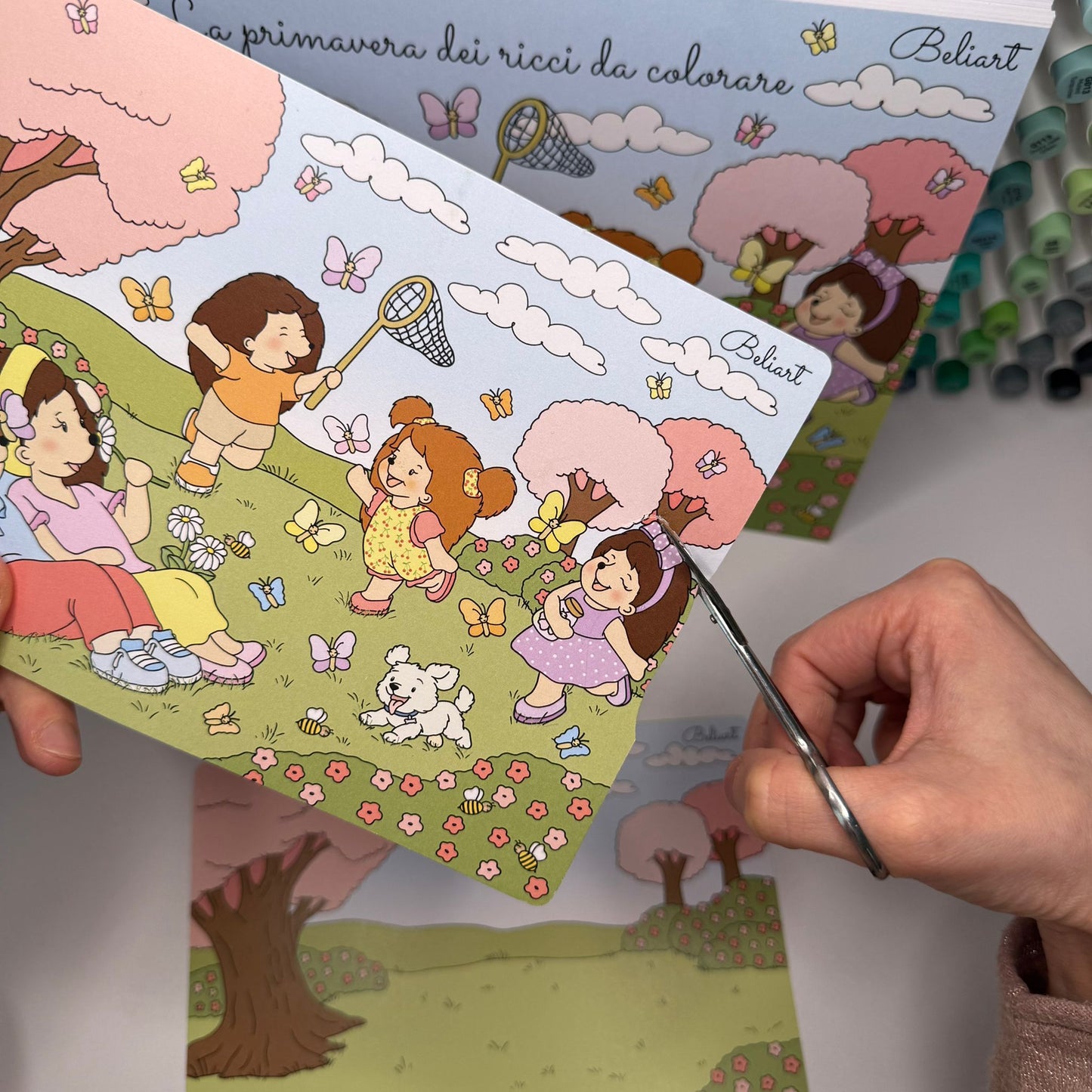 La primavera dei ricci da colorare - Libro Cartaceo