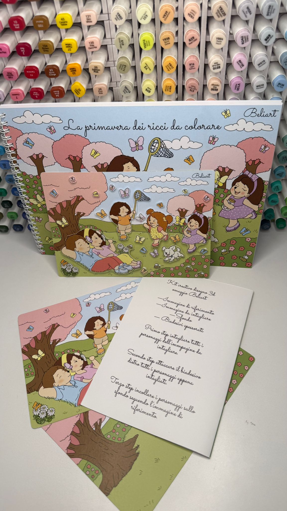 La primavera dei ricci da colorare - Libro Cartaceo
