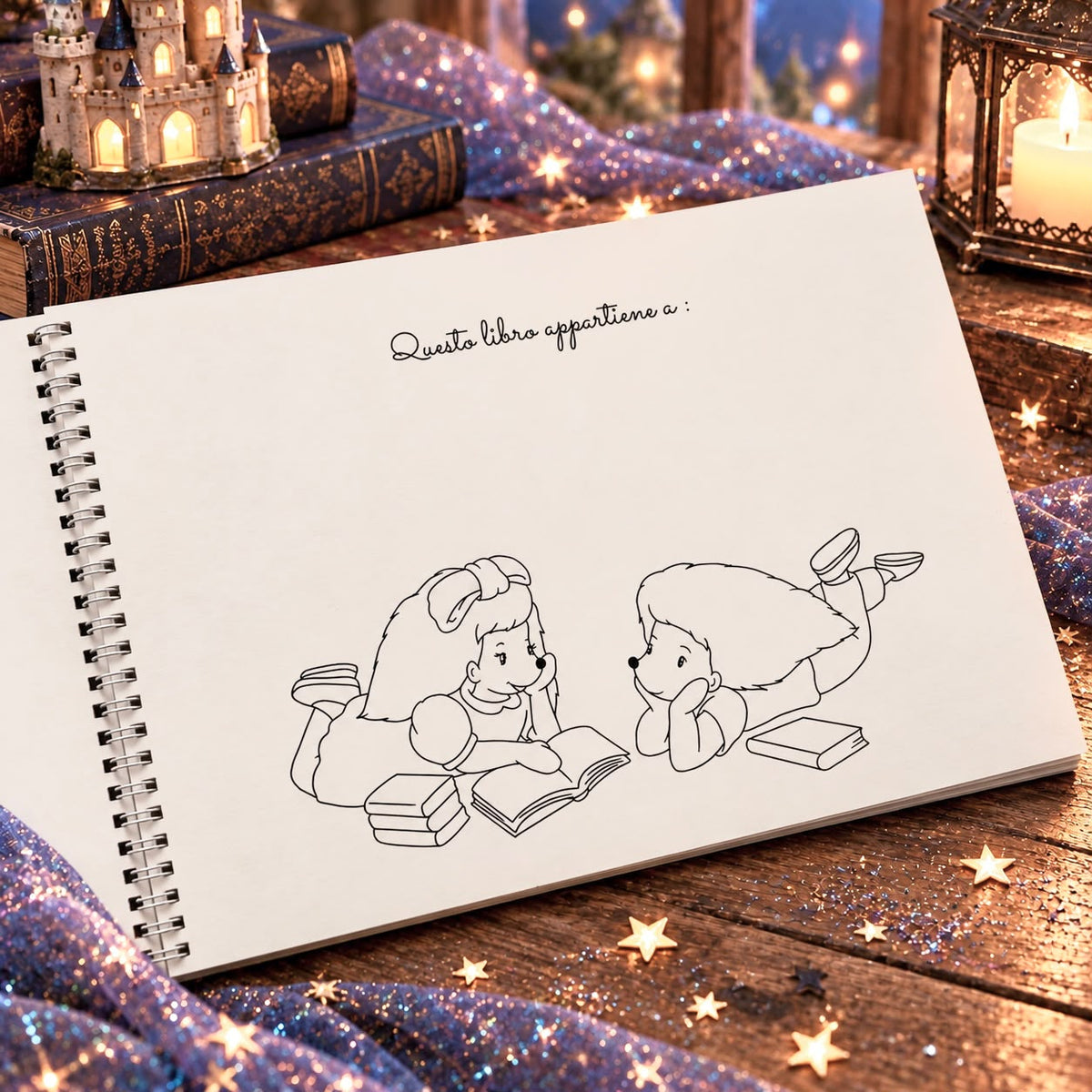 The Hedgehogs' Coloring Journey - Paperback Book
