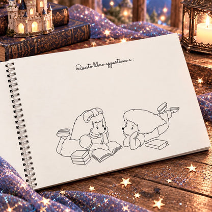 The Hedgehogs' Coloring Journey - Paperback Book